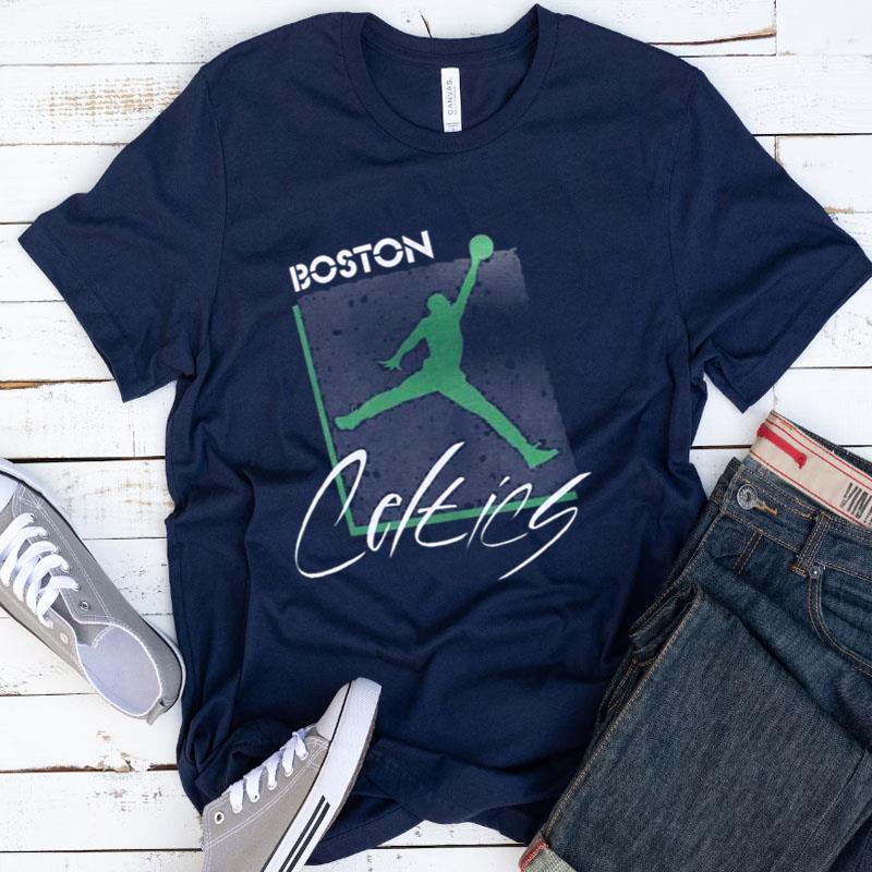 Boston Celtics Jordan Brand Courtside Max 90 Vintage Wash Statemen Shirts