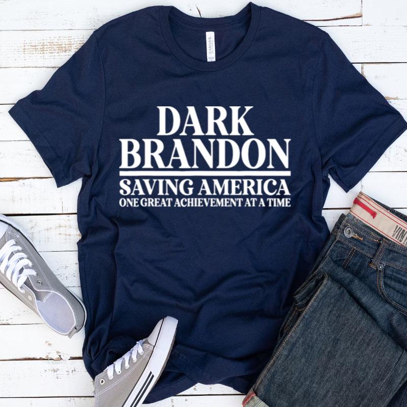 Dark Brandon Biden Saving America Flag Political Shirts