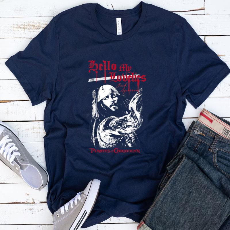 Disney Pirates Of The Caribbean Jack Sparrow Quote Poster Shirts