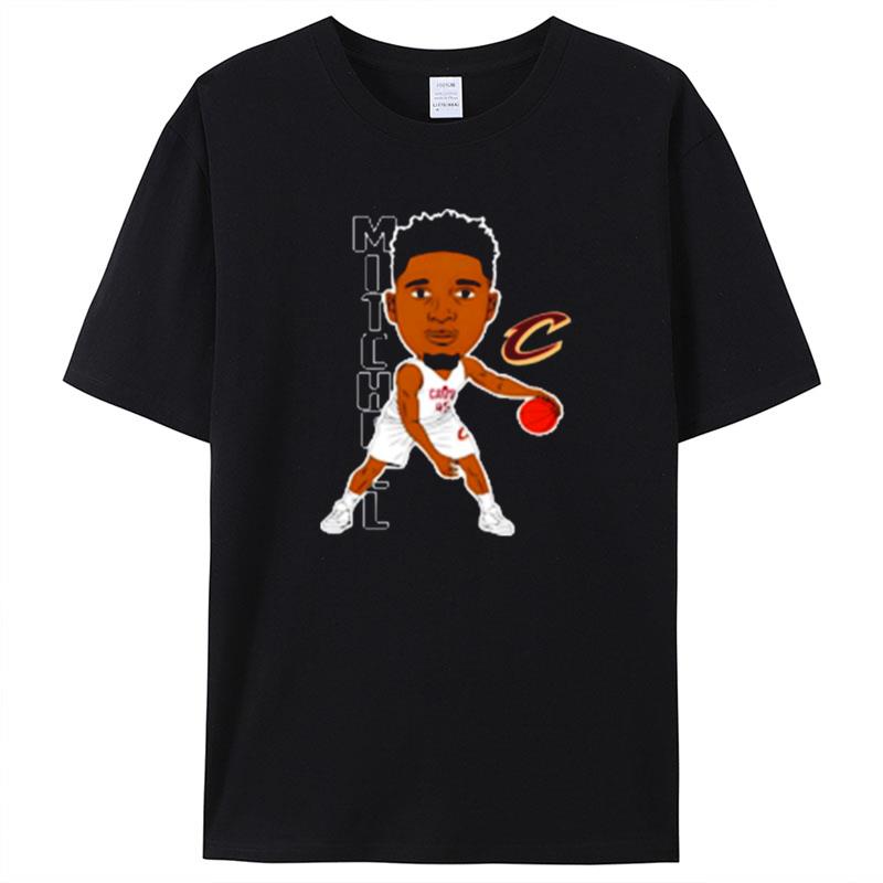 Donovan Mitchell Dribble By Cleveland Cavaliers Shirts