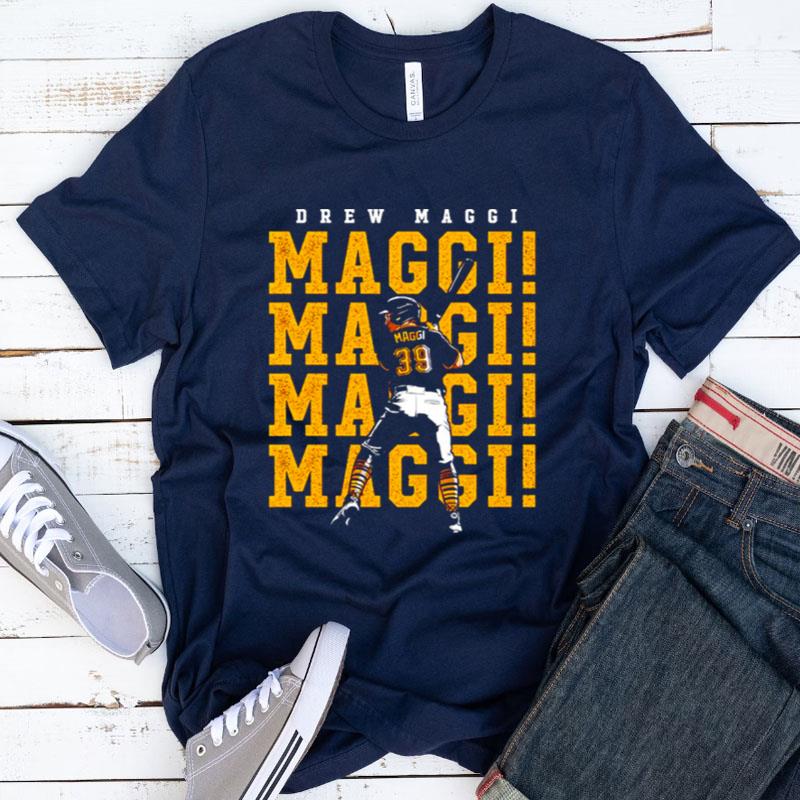 Drew Maggi 39 Baseball Player Shirts