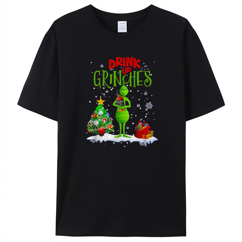 Drink Up Grinches Christmas Jack Daniels Shirts