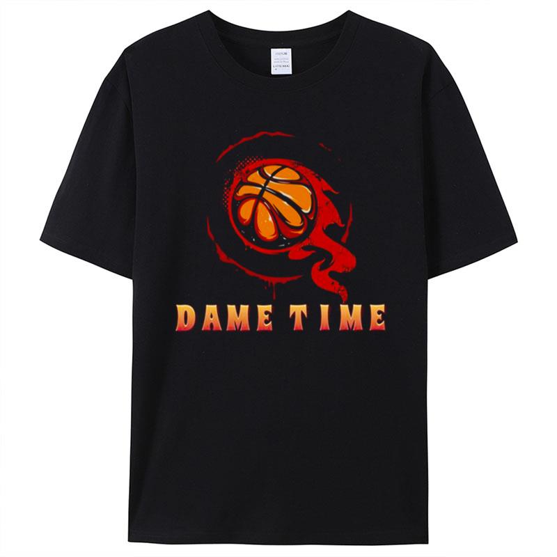 Flame On Basketball Damian Lillard Dame Time Shirts