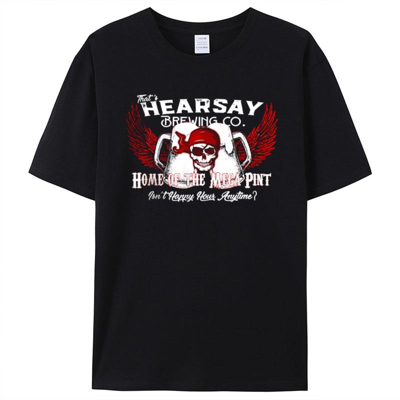 Hearsay Brewing Co Mega Pint Johnny Depp Gift For Fan Shirts