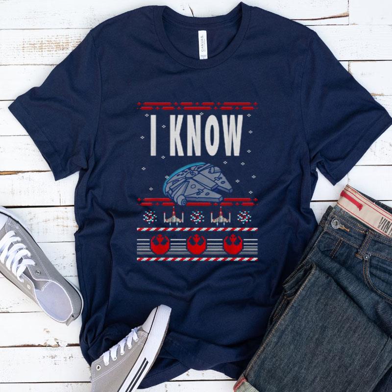I Know Ugly Christmas Pattern Star Wars Shirts