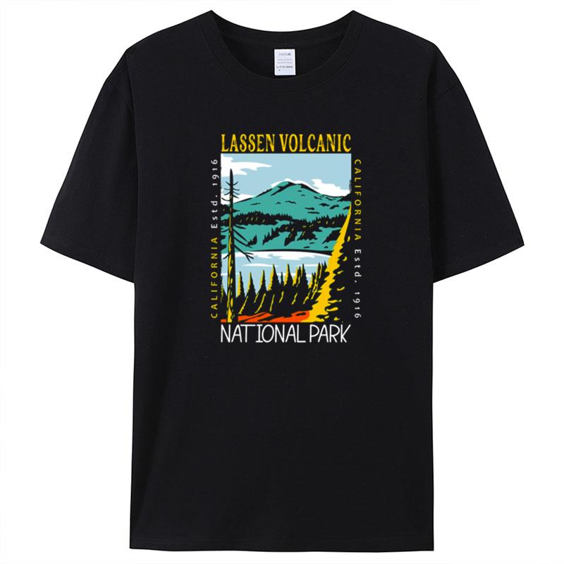 Lassen Volcanic National Park California Distressed Shirts