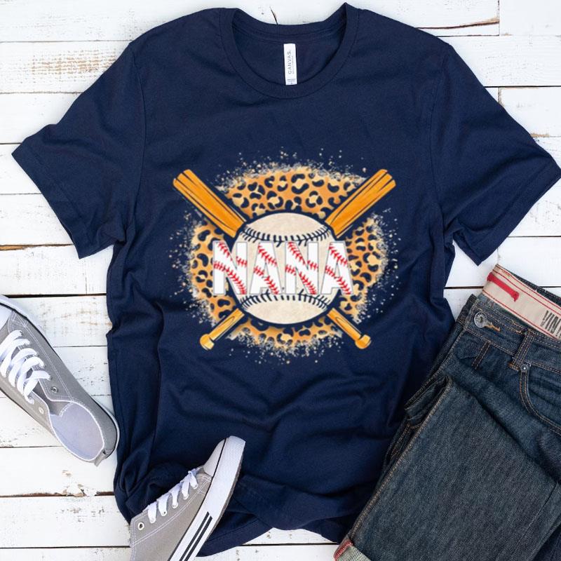 Leopard Baseball Bat Nana Shirts