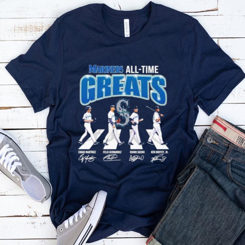Mariners All Time Greats Abbey Road Signatures Shirts