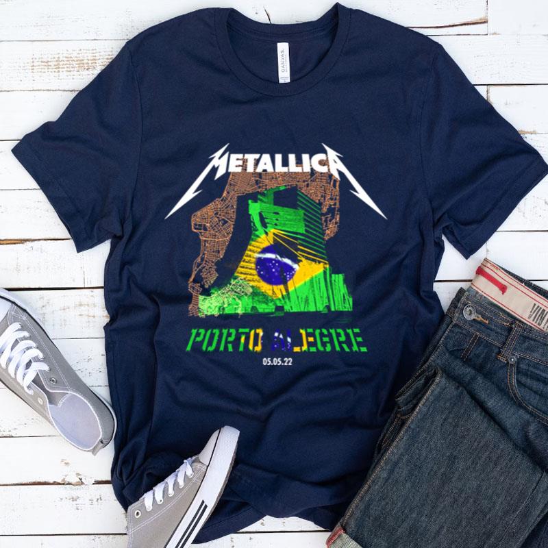 Metallica Porto Alegre Brazil 05.05.22 Tour Shirts