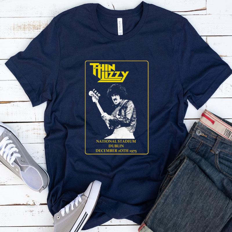 National Stadium Bublin 1975 Thin Lizzy Shirts