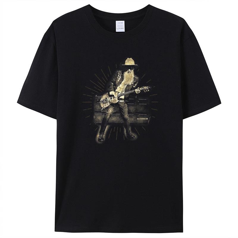 Official Billy F Gibbons Of Zz Top Live Iii Shirts