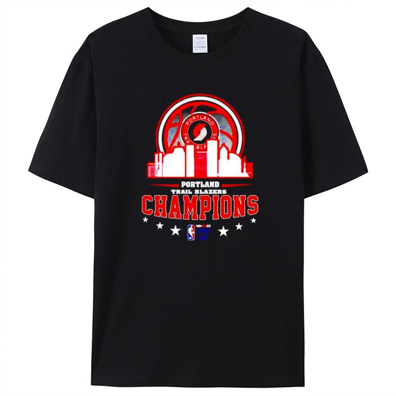 Portland Trail Blazers Nba 2K23 Summer League Champions Shirts