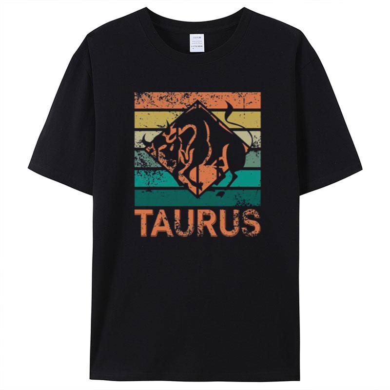 Retro Horoscope Taurus Shirts