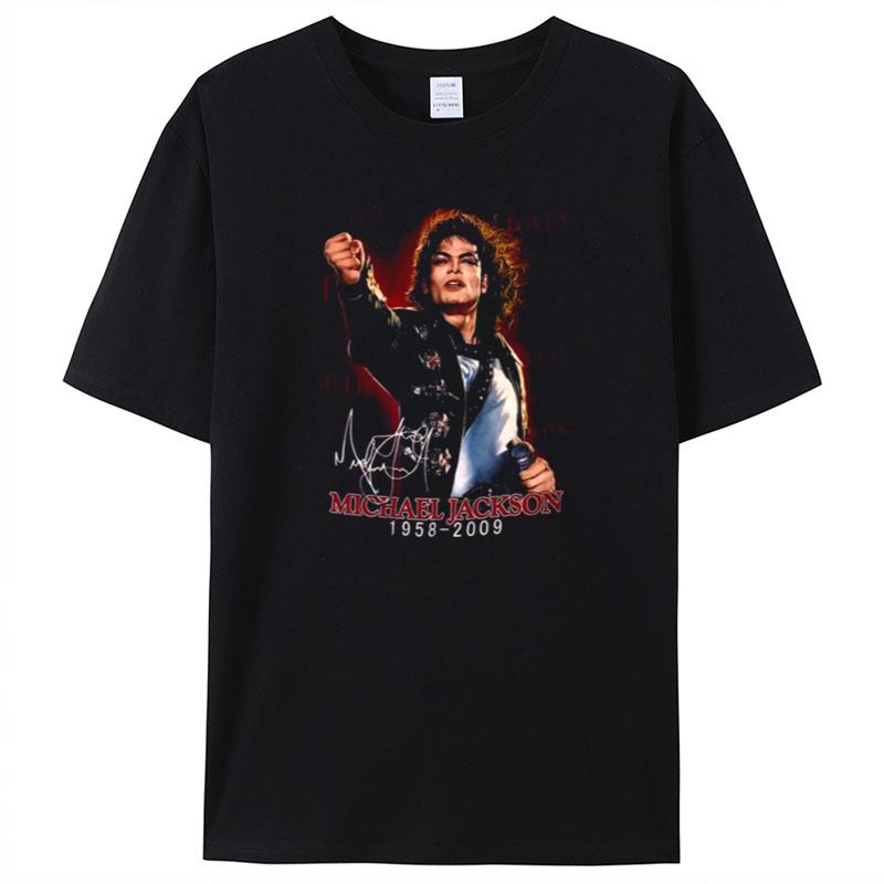 Retro Portrait Vintage Michael Jackson Inspired Mj Unisex Rap Shirts