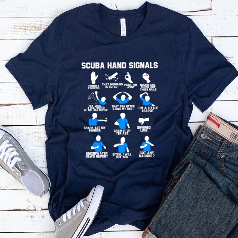 Scuba Hand Signals Shirts