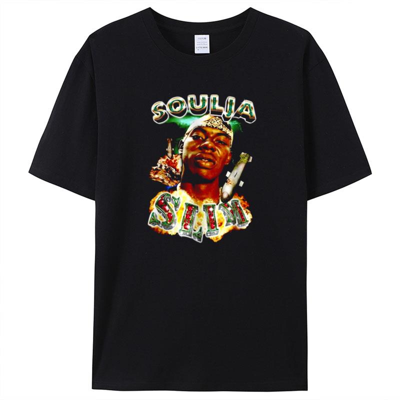 Soulja Slim Rapper Hiphop Inspired 90S Bootleg Rap Old School Shirts
