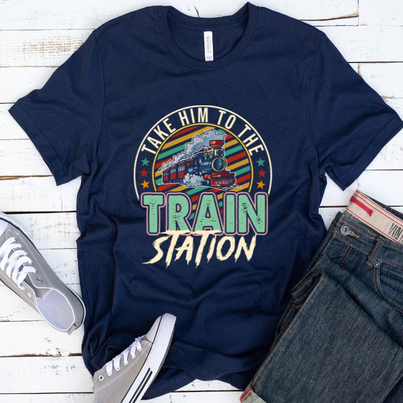 Take Him To The Train Station Retro Color Yellowstone Dutton Shirts