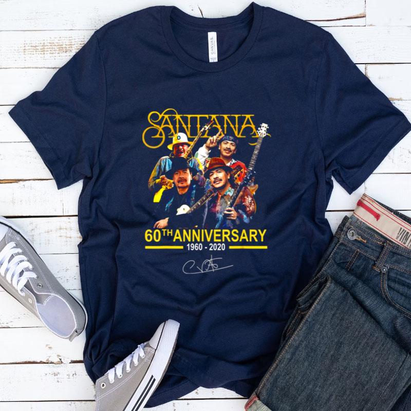 Thank You For The Memories Santana 60Th Anniversary Shirts