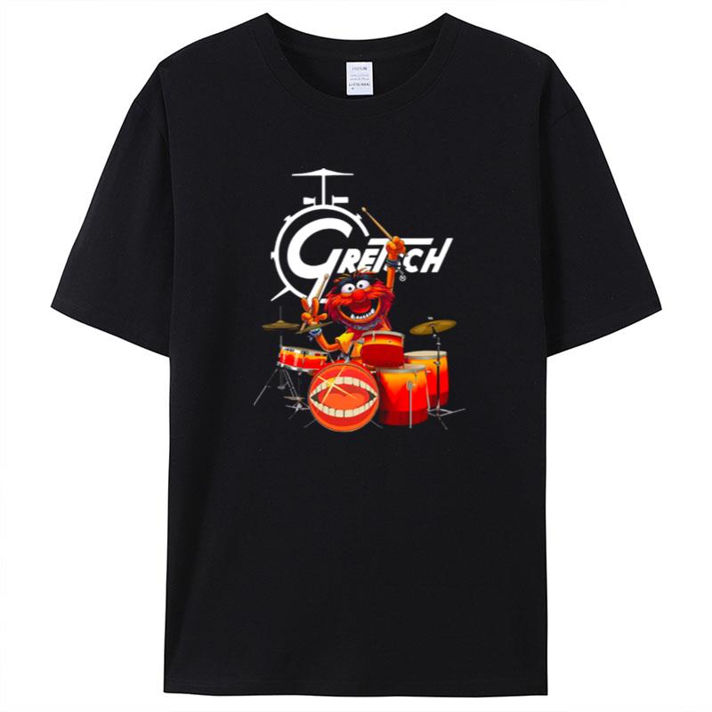 The Muppet Show Animal Playing Gretsch Drums Shirts