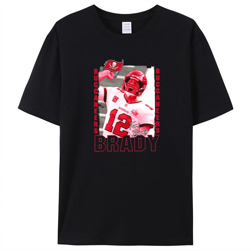 Tom Brady Tampa Bay Buccaneers Youth Play Action Graphic Shirts