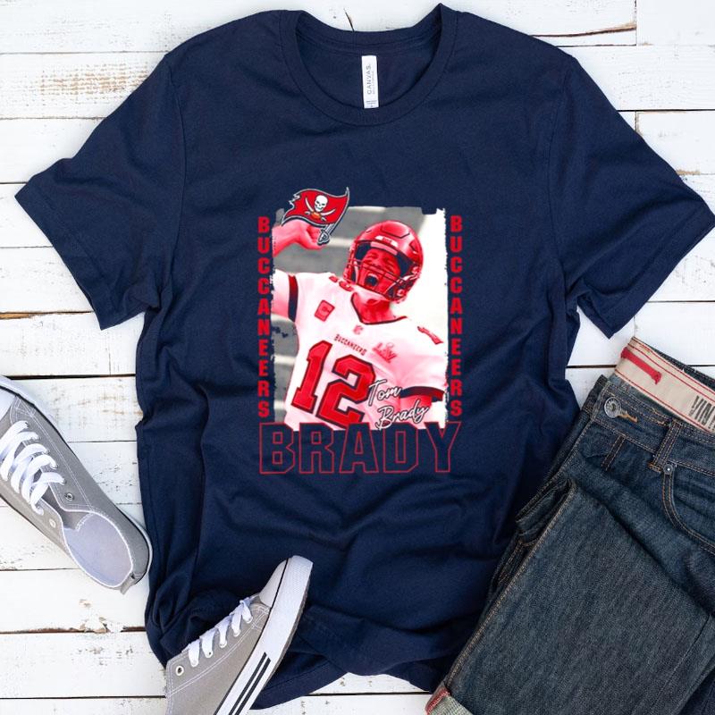 Tom Brady Tampa Bay Buccaneers Youth Play Action Graphic Shirts