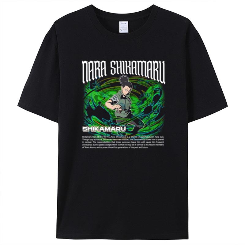 Unlocked Power Shikamaru Nara Naruto Shippuden Shirts