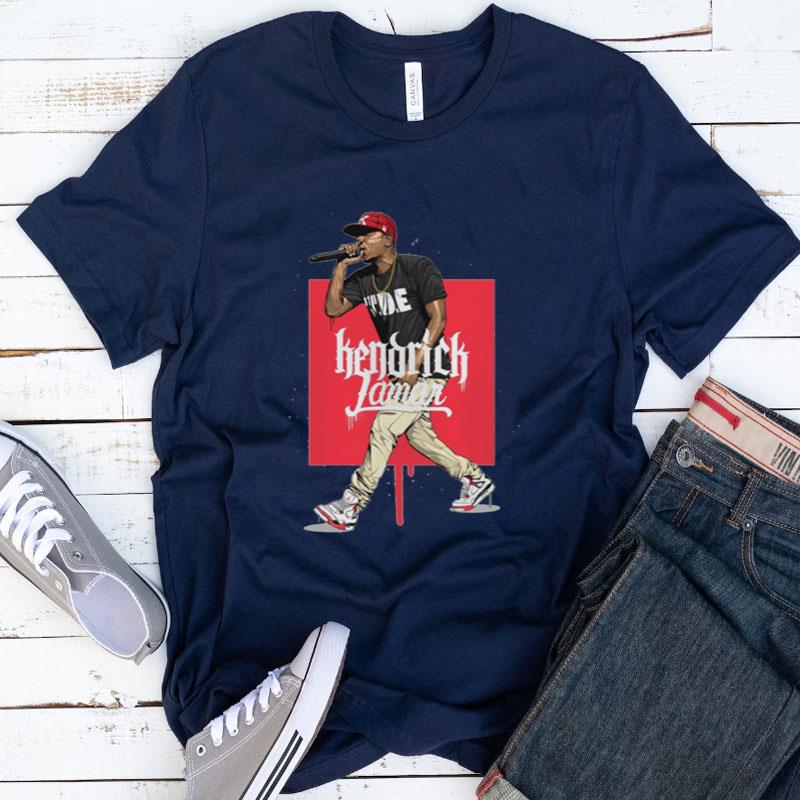 Watercolor Design Kendrick Lamar Rap Music Shirts