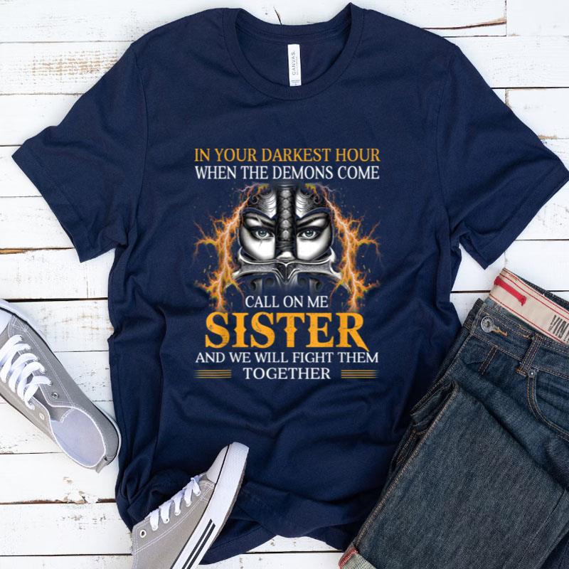 Women Knight Templar Christian Warrior Fight Together Shirts