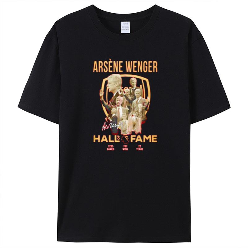 Arsene Wenger Hall Of Fame Signautre Shirts