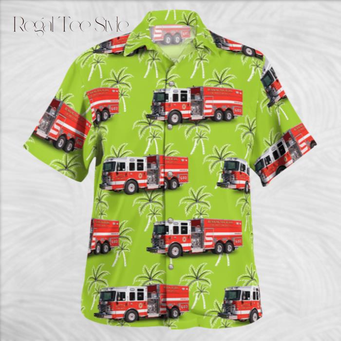 Bennington Nebraska Bennington Fire & Rescue Hawaiian Shirt