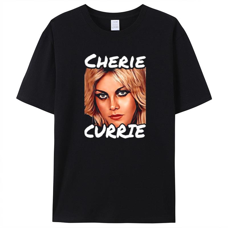 Cherie Currie Retro Portrait Shirts