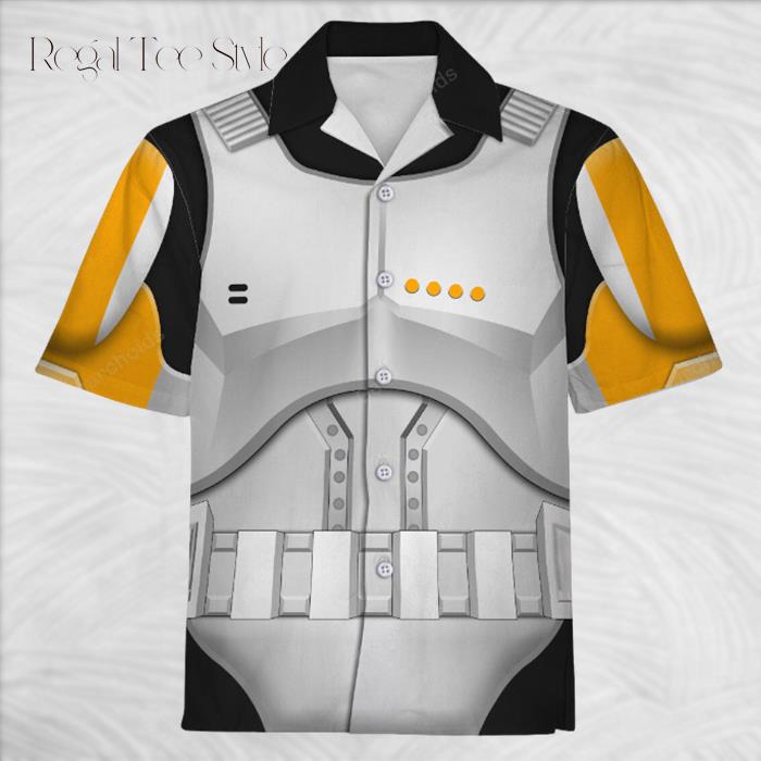 Clone Trooper Commander Costume Hawaiian Shirt