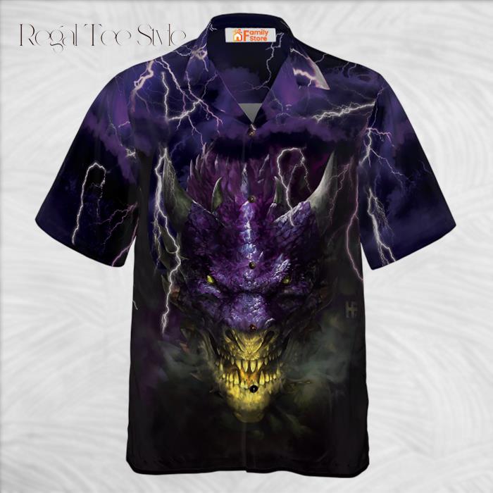 Dragon Head Lightning Hawaiian Shirt