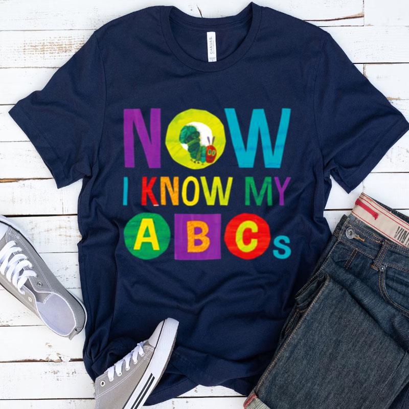 Eric Carle Now I Know My Abcs Baby Shirts
