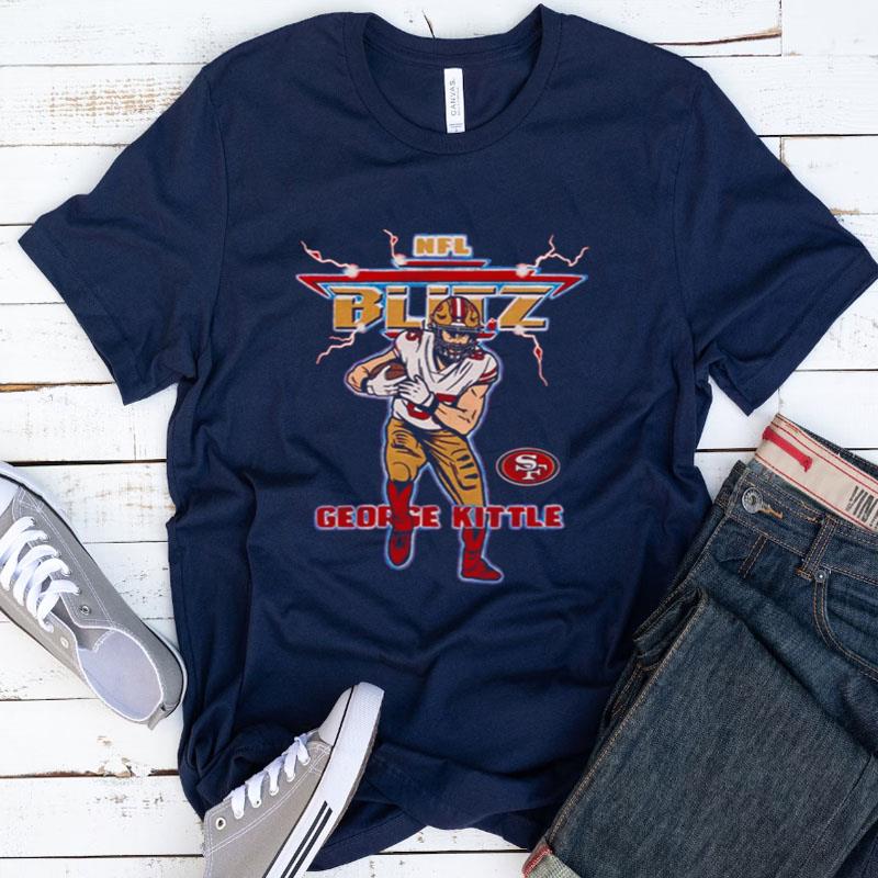 George Kittle NFL Blitz San Francisco 49Ers Retro Shirts