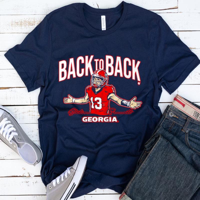 Georgia Bulldogs Stetson Bennett Iv Back To Back Shirts