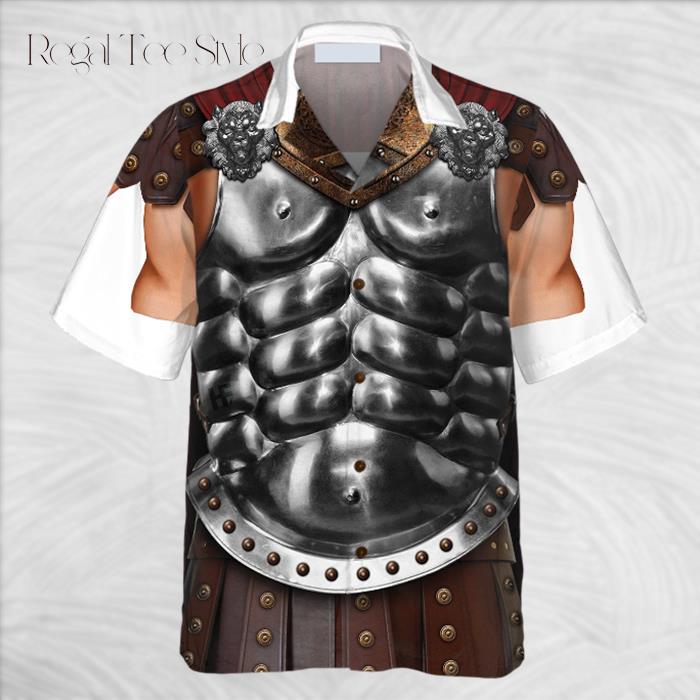 Halloween Gladiator Costume Hawaiian Shirt