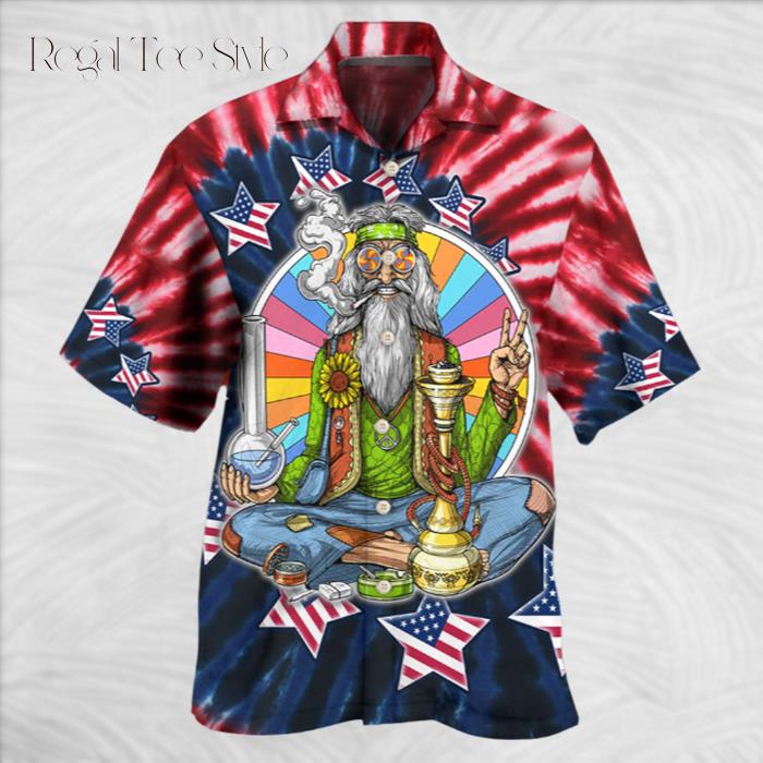 Hippie Independence Day Is Coming Hawaiian Shirt