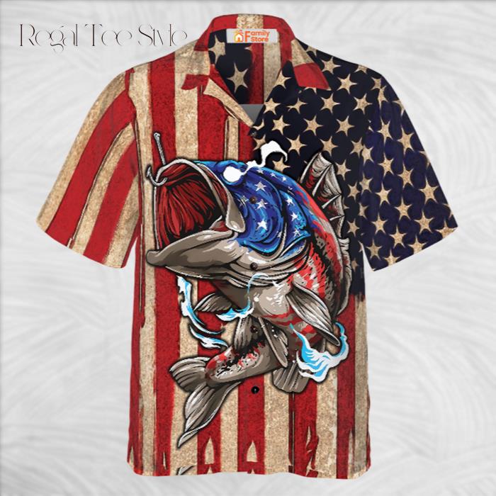 Hooked On Freedom Hawaiian Shirt