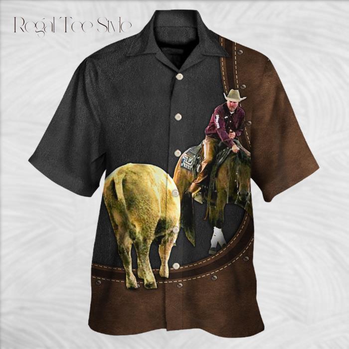 Horse Riding Horse Leather Style For Ken Hawaiian Shirt
