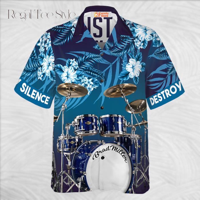 I Am A Drummer Custom Hawaiian Shirt