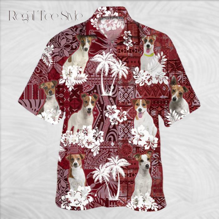 Jack Russell Terrier Gift For Dog Lover Shirts Hawaiian Shirt