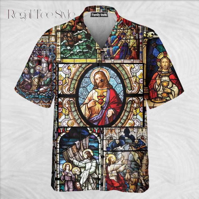 Jesus Calms The Stormn Hawaiian Shirt