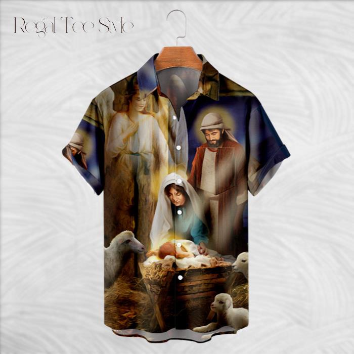 Jesus Christmas Hawaiian Shirt