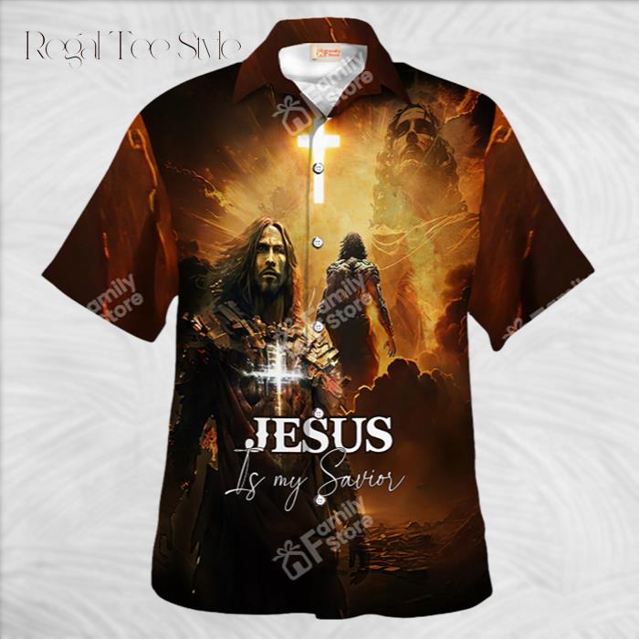 Jesus Is My Savior Combatant Hawaiian Shirt