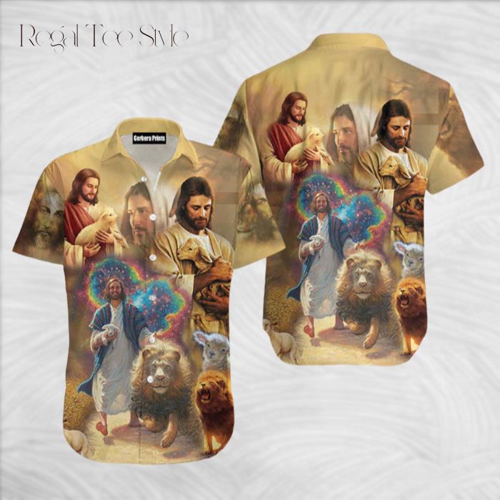 Jesus Lion Son Of God Hawaiian Shirt