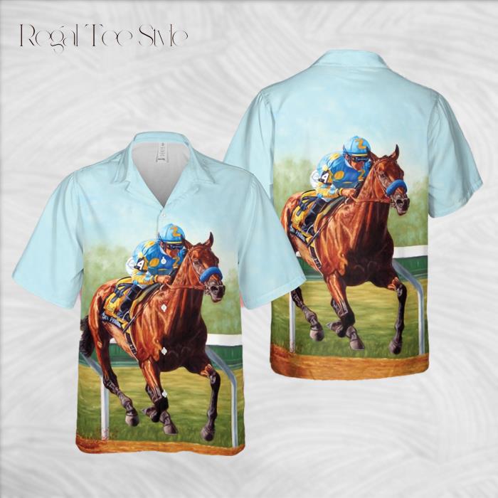 Kentucky Derby Horse Racing 2 3D Hawaiian Shirt