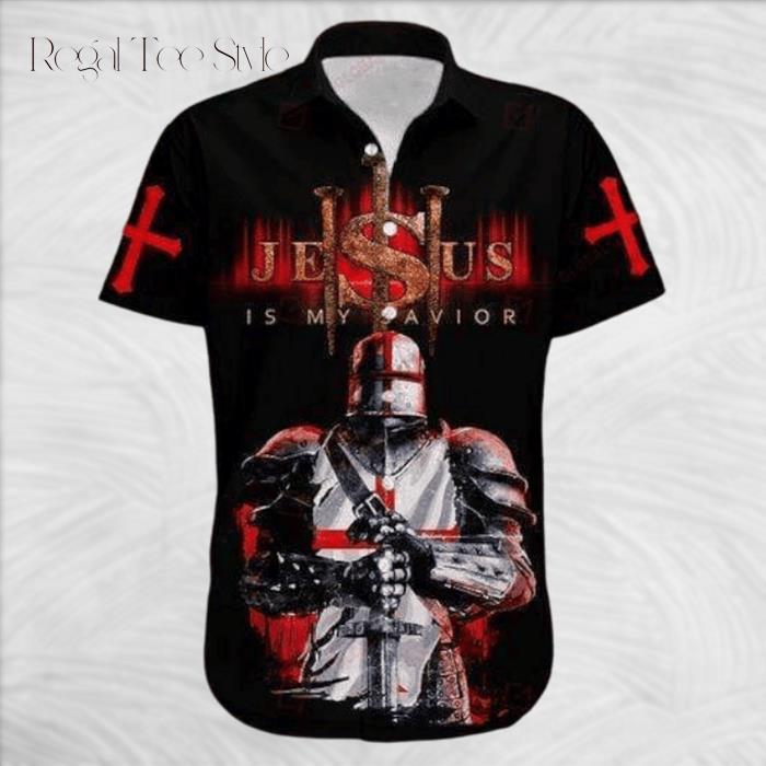 Knights Templar JesusAloha Hawaiian Shirt