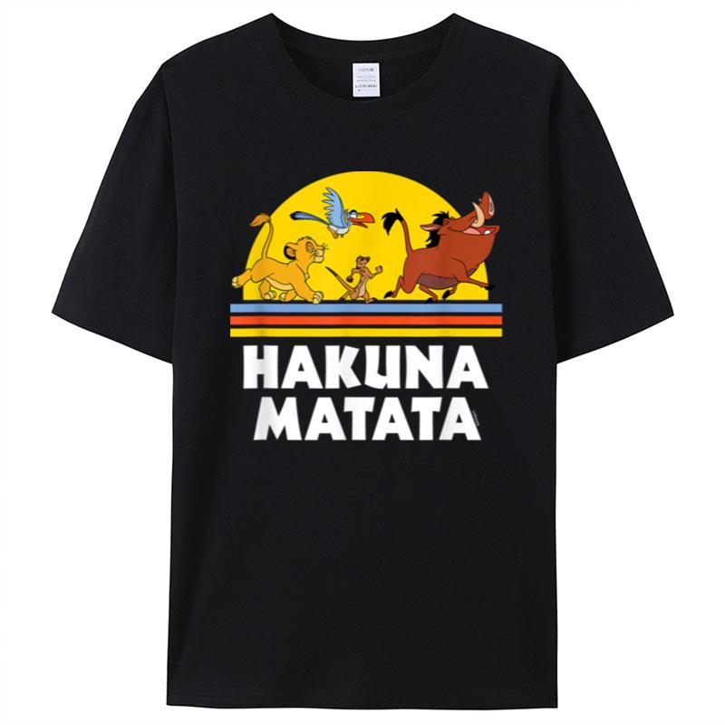 Lion King Hakuna Matata Sunset Shirts