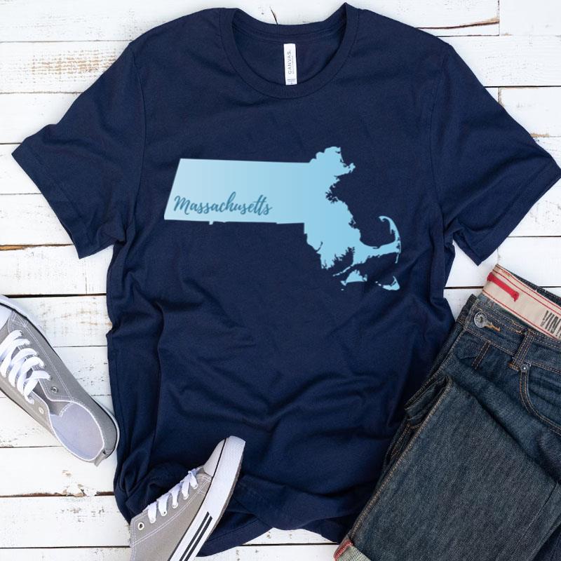Massachusetts Sticker Shirts